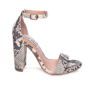 Steve Madden snake skin heels